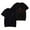Black, variant on Joshua Bassett Unisex Short Sleeve Cotton Crewneck T-Shirt Cotton Casual Streetwear Breathable Fabric,XS,Black