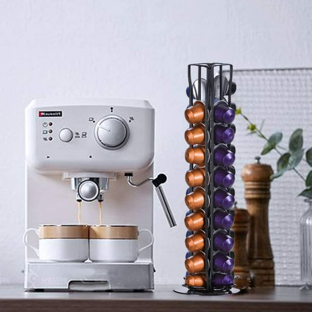 Porte capsules Nespresso II noir MELITTA : le porte capsules de 40