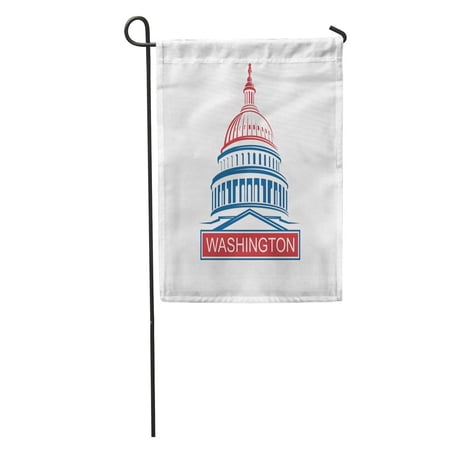 SIDONKU Capital United States Capitol Building in Washington Dc Government Congress Garden Flag Decorative Flag House Banner 12x18 inch