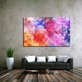 thumbnail image 3 of Modern Abstract Canvas Wall Art Abstract Pink Framed Painting Wall Decor for Bedroom Livingroom Office Ready to Hang, 3 of 5