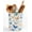 Butterfly, variant on Ceramic Kitchen Utensil Holder, 7.2 inch Extra Large Blue Blossom Floral Pattern Utensil Crock Holder Organizer