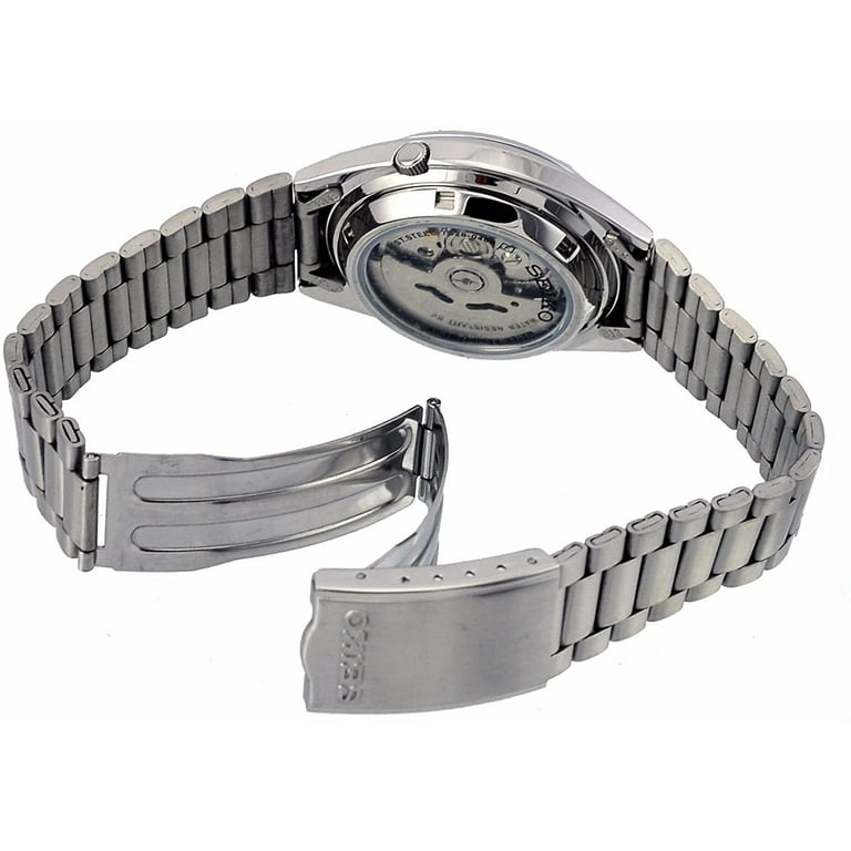 Seiko Men's 5 SNXS75 Automatic Grey Dial Stainless-Steel Bracelet