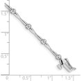 thumbnail image 3 of 14K White Gold Diamond Bracelet (7 X 3) Made In India bm4594-025-wa, 3 of 5