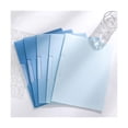 thumbnail image 6 of Plastic Folders with Swing Clip, Report Covers for A4 and Letter Size Paper, 5 Pack Presentation Binder for Office, Classroom, Home Organizer Binder, Purple, 6 of 8
