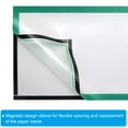 thumbnail image 3 of Unique Bargains 8"x12" Magnetic Display Frame A4 Adhesive Magnetic Sign Holder Green 5 Pack, 3 of 6