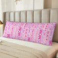 thumbnail image 2 of Balery Best Mom ever Funda Protectora para Almohada Corporal de Algodón Hipoalergénico con Cierre(55 x 21 pulgadas), Almohadas No Incluidas, 2 of 7