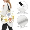 thumbnail image 3 of Fotbe Cartoon Monkey Bolsa Tote Estética de Lona con Estampado para Mujer - Bolsa Reutilizable de Hombro Casual para Vacaciones, Compras, Trabajo y Gimnasio, 3 of 8