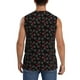 thumbnail image 4 of Fotbe Love Valentine's skull Men's Camiseta sin Mangas Estampada para Hombres, Playera Casual para Gimnasio, Entrenamiento, Playa-X-Large, 4 of 7