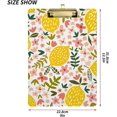 thumbnail image 3 of FMSHPON Flower Lemon Clipboard Hardboard Wood Nursing Clip Board and Pull for Standard A4 Letter 13x9 inches, 3 of 7