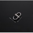 thumbnail image 1 of Hebilla de ajuste de cadena de bolsa de cola fina galvanizada Cadena de metal pequeña Hebilla de ajuste en forma de S Dispositivo de acortamiento de longitud de correa de hombro de bolsa, 1 of 3