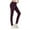 Wine, variant on Sakmal Denim Leggings for Women Jean Blue Mid Rise Buttery Soft Yoga Pants Full Solid Athletic Jegging