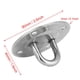 thumbnail image 1 of Ganchos de suspensión para techo anclaje de montaje de acero inoxidable y gancho de hebilla para techo disco fijo para hamaca de Yoga gancho oscilante ANGGREK Otros, 1 of 8