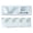 V8 Silver, variant on V8 Trubo Sticker Logo Trubo for Mercedes Benz C63 E300l