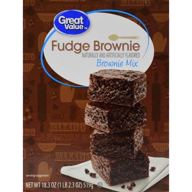 Great Value Fudge Brownie Mix 18 3 Oz Walmart Com Walmart Com