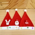 thumbnail image 3 of Moyic Sombrero de Navidad Interesante Vestido adorable Prop Sombrero de vacaciones Gorros de Navidad de dibujos animados Adorno de ropa Accesorio Kits de decoración para fiestas Papá Noel Moyic HA070562-01, 3 of 6