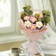 thumbnail image 5 of Ramo de flores de ganchillo para el Día de la Madre, decoración creativa con flores artificiales. Rosa, 5 of 8