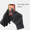 thumbnail image 4 of Guantes de invierno para mujer y hombre, guantes de esquí con forro térmico y cálido, pantalla táctil, perfectos para andar en bicicleta, correr, conducir, senderismo, caminar, 4 of 5