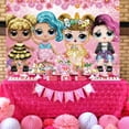 thumbnail image 2 of LOL Birthday Banner Backdrop Background Party Supplies Taspestry Post Wall Decor, 2 of 8