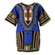 thumbnail image 1 of Vestido con Estampado Unisex Camisa Dashiki de Algodón Caftán , Azul real BLESIY vestidos africanos para mujeres, 1 of 8