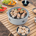 thumbnail image 4 of Outdoor Camping Barbecue Grill BBQ Stove Multifunction Home Charcoal BBQ Grill with Grill Round Non-Stick Barbecue Stove, 4 of 7