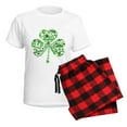 thumbnail image 5 of CafePress - St Paddys Day Shamrock Women's Light Pajamas - Women's Short Sleeve Print T-Shirt and Pants Light Cotton Pajama Set, 5 of 7