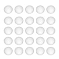 thumbnail image 1 of 50 Pcs Patchs en Verre Rond 20MM pour Fabrication de Bijoux (Blanc), 1 of 9