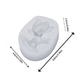 thumbnail image 4 of Silicona fondant 2 flores, aromaterapia, yeso, decoración para pasteles, fondant para repostería., 4 of 8