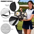 thumbnail image 6 of Psesaysky Universal Golf Cart Seat Covers for Club Car, Foldable, Washable, Breathable, Non-Slip Seat Towel Blanket with 4 Pockets for Golf Lovers, Daisy Floral, 6 of 8