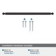 thumbnail image 4 of Amerock Balon 12-5/8 inch (320mm) Center-to-Center Oil-Rubbed Bronze Cabinet Pull, 4 of 6