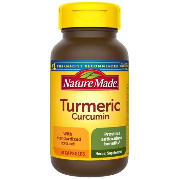 Nature Made Turmeric -- 500 mg - 60 Capsules