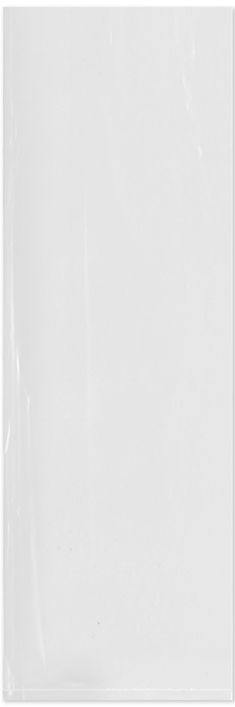 Pack of 200 Plymor Flat Open Clear Plastic Poly Bags 1.25 Mil 6 x 12