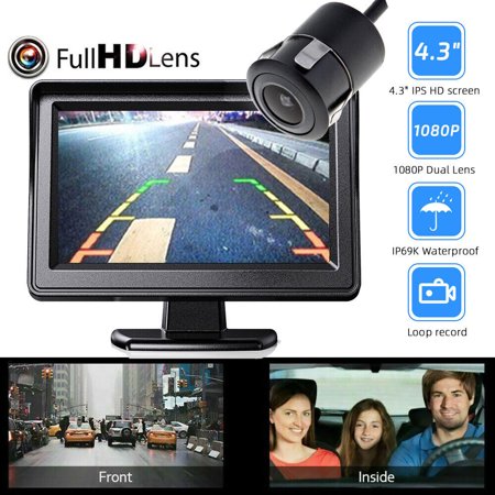 Vtin Camera Backup LCD Car Rear View Reverse HD Parking System Night Vision + Monitor