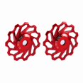 thumbnail image 1 of 2Pcs Ceramic Pulley, Aluminium Alloy Rear Derailleur Guide Roller Ceramic BearingWheel for MTB Bike, 1 of 7