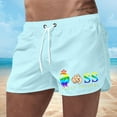 thumbnail image 2 of Kcolen Swim Trunks for Men 9 Inch High Stretch Hawaiian Shorts Lightweight Swimming Trunks Men's Swim Trunks Summer Beach Fashion Swimming Shorts for Men, 2 of 4
