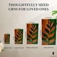 thumbnail image 6 of Handcrafted Wooden Cremation Urns: Exquisite Inlay & Engraving - Artistic Memorials for Ashes I Living Memory I Size Small, 6 of 10