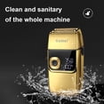 thumbnail image 5 of 2-in-1 Electric Shaver Kit for Men' s Beard Shaving Trimming & Grooming Perfect Bald Look Multi-functional Beard Razor with LCD Screen Sideburn Trimmer Cordless Replaceable & Rechargeable Travel Shave, 5 of 5