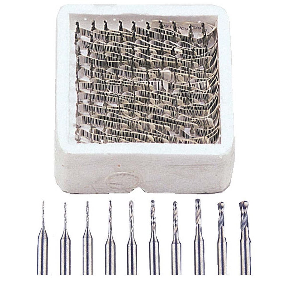 DYNAMIC 100 Piece Assortment of Drill Bits | Premium High-Speed Steel Construction | Versatile Sizes & Shapes | ⅛" Shank | Ideal for Woodworking, Metal Crafting, Home Repairs | Rotary Tool Compatible