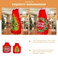 thumbnail image 5 of BERTDOMD 6-Pack Christmas for Adults, Holiday Kitchen Aprons with Wreath and Christmas Tree Designs, 5 of 6