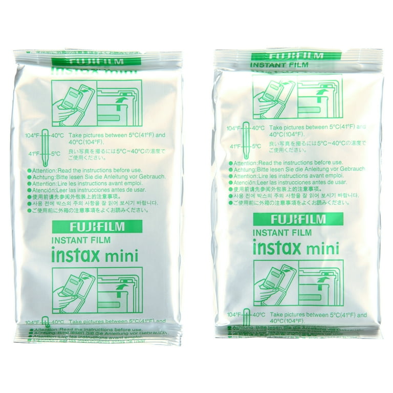 Fujifilm Instax Mini Twin Pack - 20 Instant Color Photo Sheets