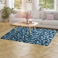 thumbnail image 3 of Blue Leopard Carpet for Home Decoration Soft Comfy Rugs for Bedroom Living Room Bathroom Entrance Non-slip Comfort Mat, 3 of 7