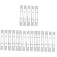 thumbnail image 4 of Set of 4 Door Frame Buckle Sliding Lock Reinforcement Silver, 4 of 8
