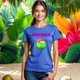 thumbnail image 3 of Playera Blusa De Palm Beach Surf Club – Vibra Tropical con Sabor a Coco Color Aqua Talla Extra Grande Marca Emil SaEs, 3 of 4