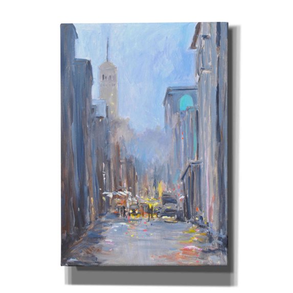 Epic Graffiti 'City View' by Jadei Graphics, Canvas Wall Art, 18"x26"