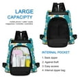 thumbnail image 6 of FORMRS Women's Travel Backpack Purse Anti-Theft Hidden Pockets Casual Shoulder Bag, Small Daisy, 6 of 7