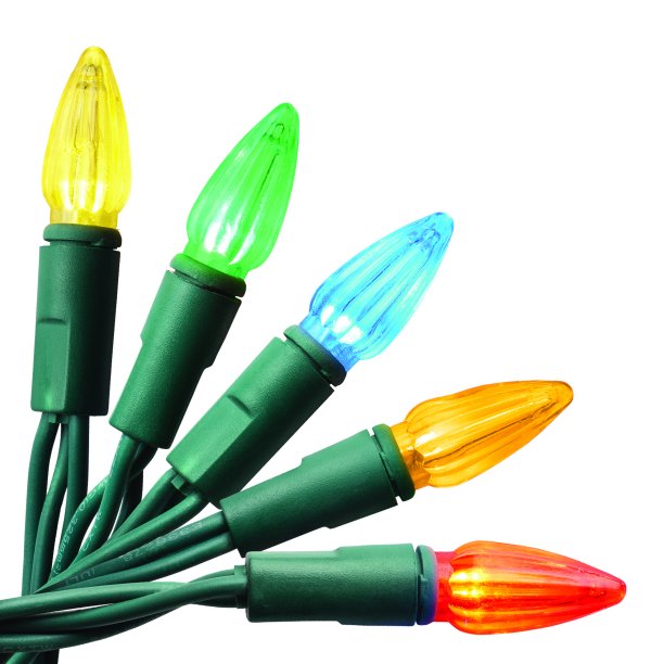 Aurio Outdoor/Indoor Christmas Lights C3 MultiColor LED String Lights