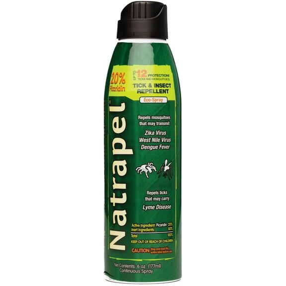 Natrapel AMK's Mosquito, Tick and Insect Repellent, 20% DEET, Continuous Spray Bottle, 6 oz.