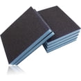 thumbnail image 5 of HUGFEGWE 12 Pcs 100 Blocs d'Éponges à Poncer, Kit d'Éponges à Sable Lavable et Réutilisable à Double Usage Humide et Sec pour Polissage Bois Métal CA919-80836, 5 of 5