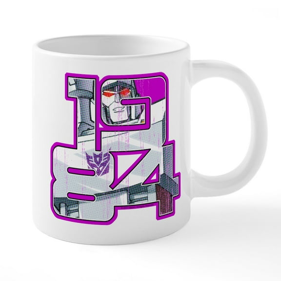 CafePress - Transformers Megatron 1984 - 20 Oz White Ceramic Mega Mug