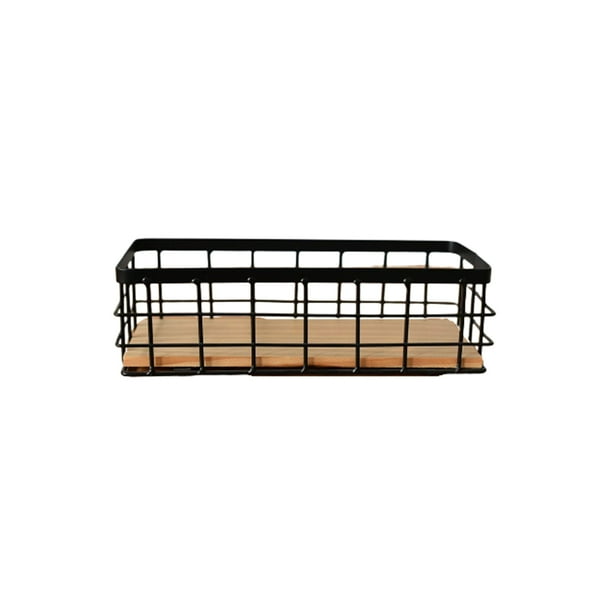 keepw Home Office Portable Mesh Grid Storage Basket Simple Design