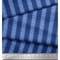 thumbnail image 3 of Soimoi Moss Georgette Fabric Stripe Block Decor Fabric Printed Yard 42 Inch Wide, 3 of 3